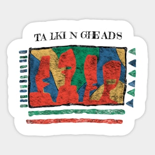 Talking Heads Vintage 80s Sticker